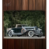 Металлическая табличка Duesenberg J Convertible Coupe SWB by Murphy